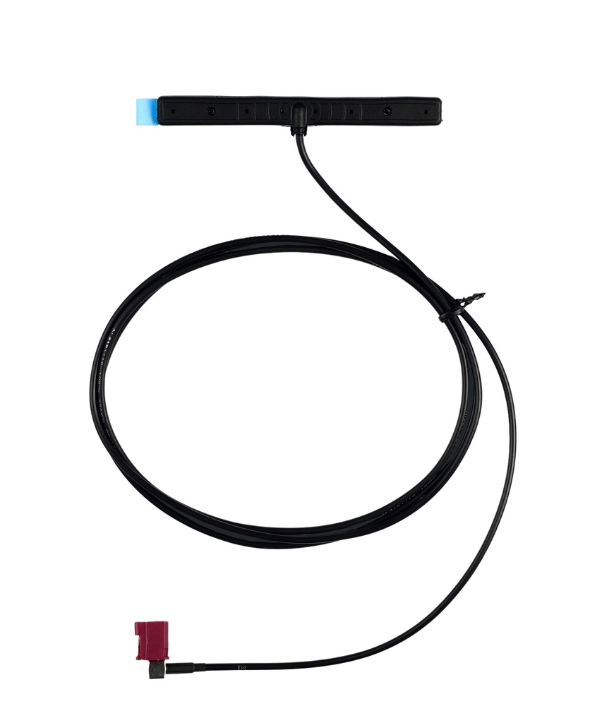 ATTB 4467.01 Klebeantenne, 4G/3G/2G/868 MHz/WLAN, 1,5 m RG174, FAKRA (f)-D