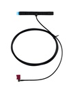 ATTB 4467.01 Klebeantenne, 4G/3G/2G/868 MHz/WLAN, 1,5 m RG174, FAKRA (f)-D