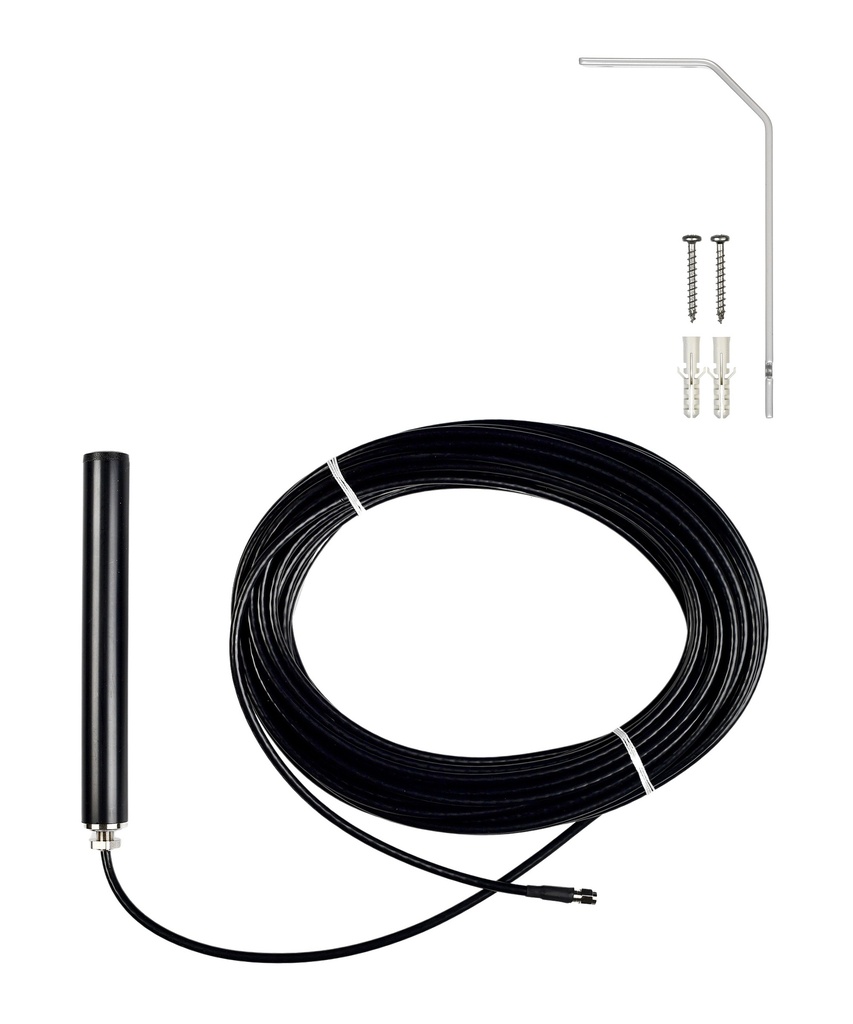 ATTB 4934.07 Stationsantenne, 4G/3G/2G/868 MHz/WLAN, inkl. Halterung, 20 m Low Loss, SMA (m)