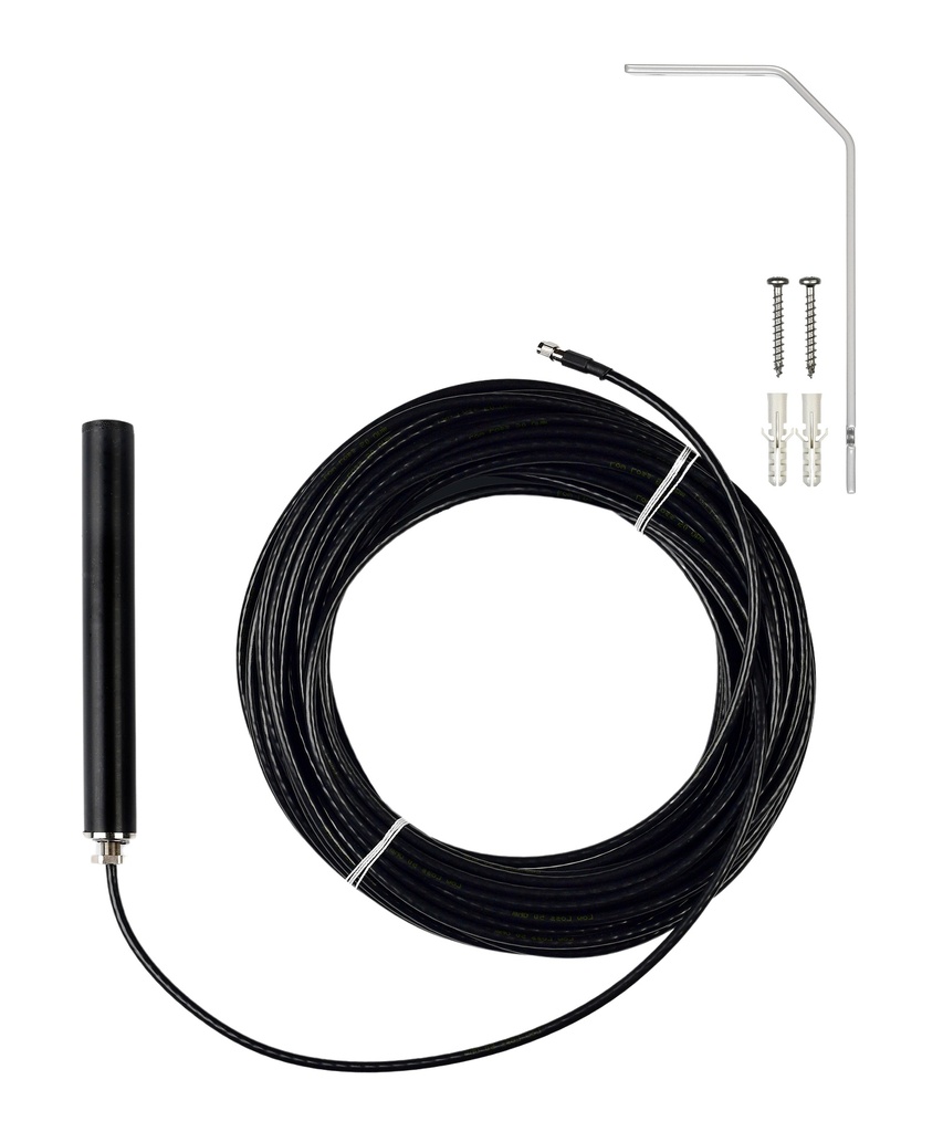 ATTB 4934.08 Stationsantenne, 4G/3g/2G/868 MHz/WLAN, inkl. Halterung, 30 m Low Loss, SMA (m)