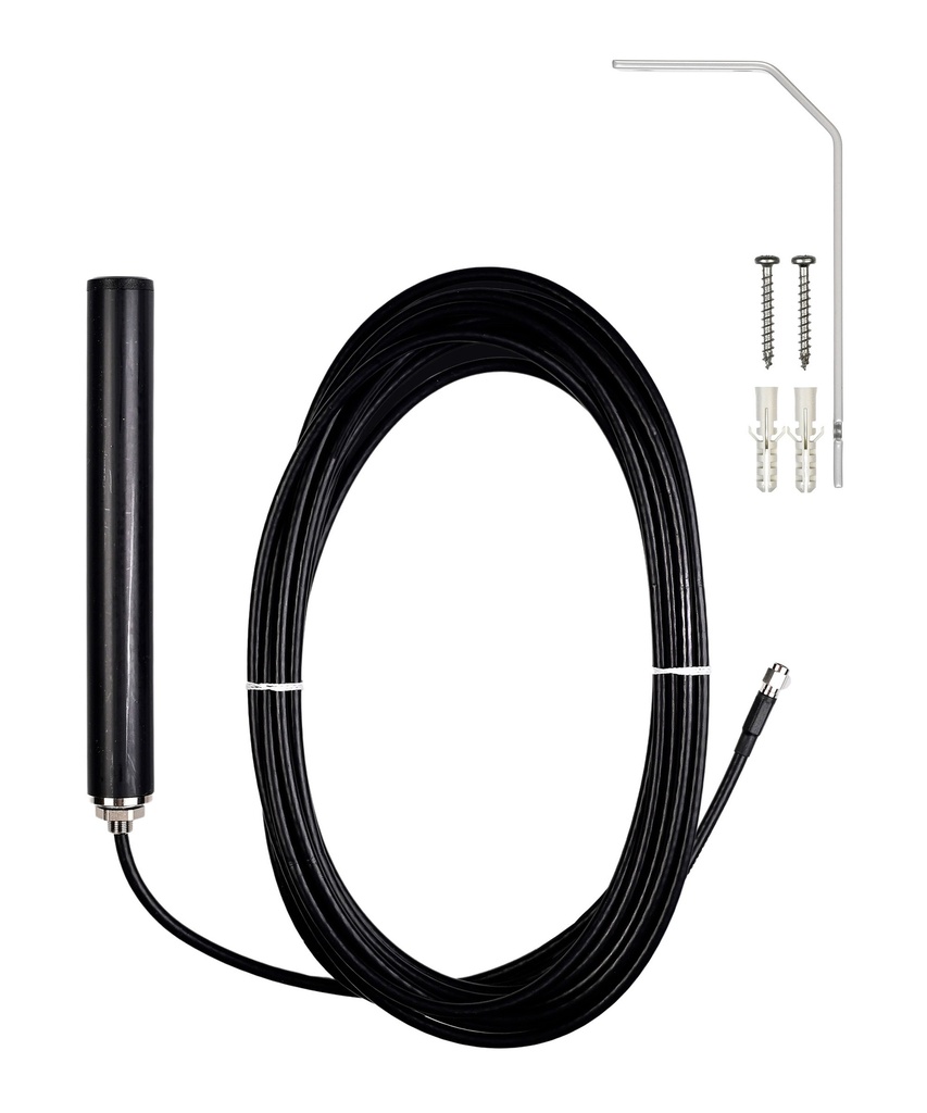 ATTB 4934.21 Stationsantenne, 4G/3G/2G/868 MHz/WLAN, inkl. Halterung, 7 m LowLoss, SMA (m)