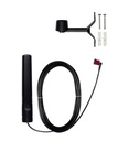 ATTB 4940.05 Stationsantenne, 4G/3G/2G/868 MHz/WLAN, inkl. Winkel, 5,0 m DACAR 302, FAKRA(f)-D 90°