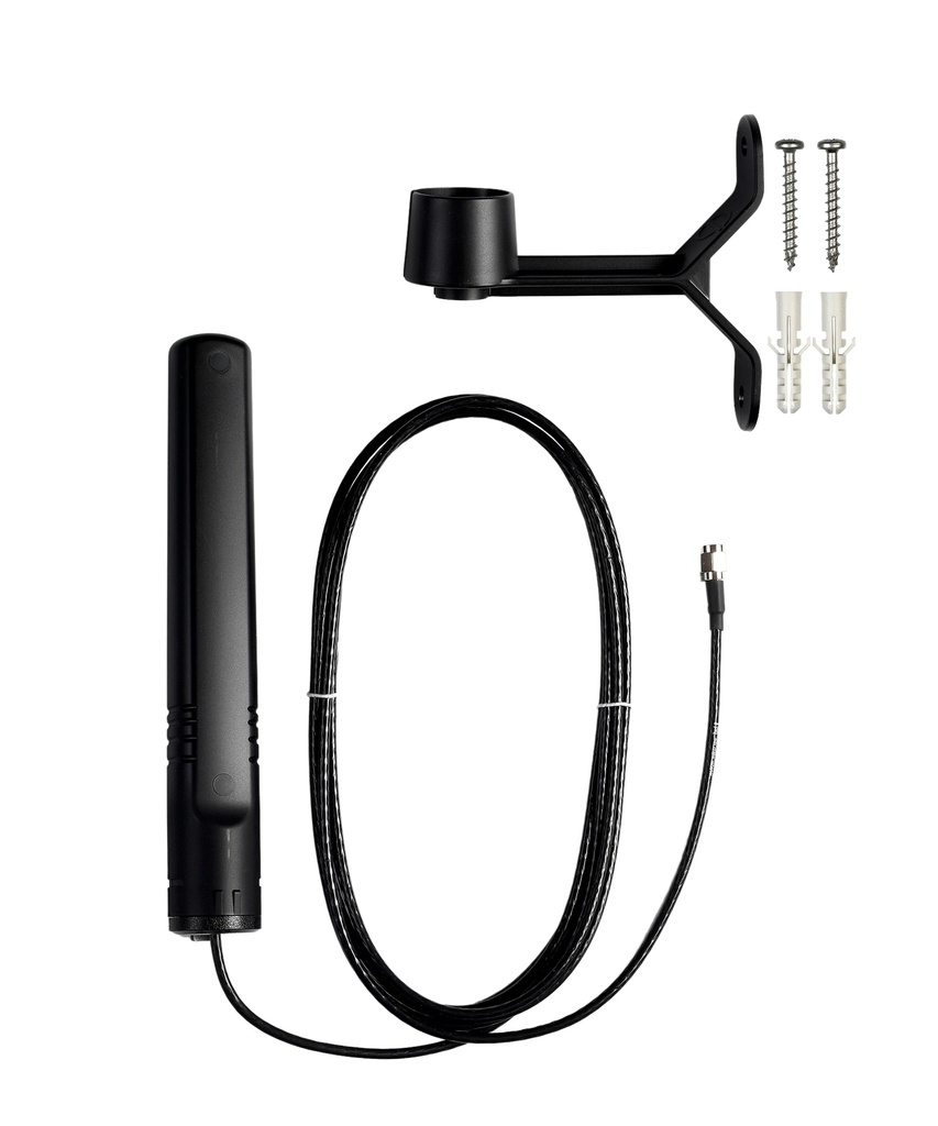ATTB 4942.02 Stationsantenne, 5G/4G/3G/2G/868 MHz/WLAN/Bluetooth, 3m DACAR 302, SMA (m)
