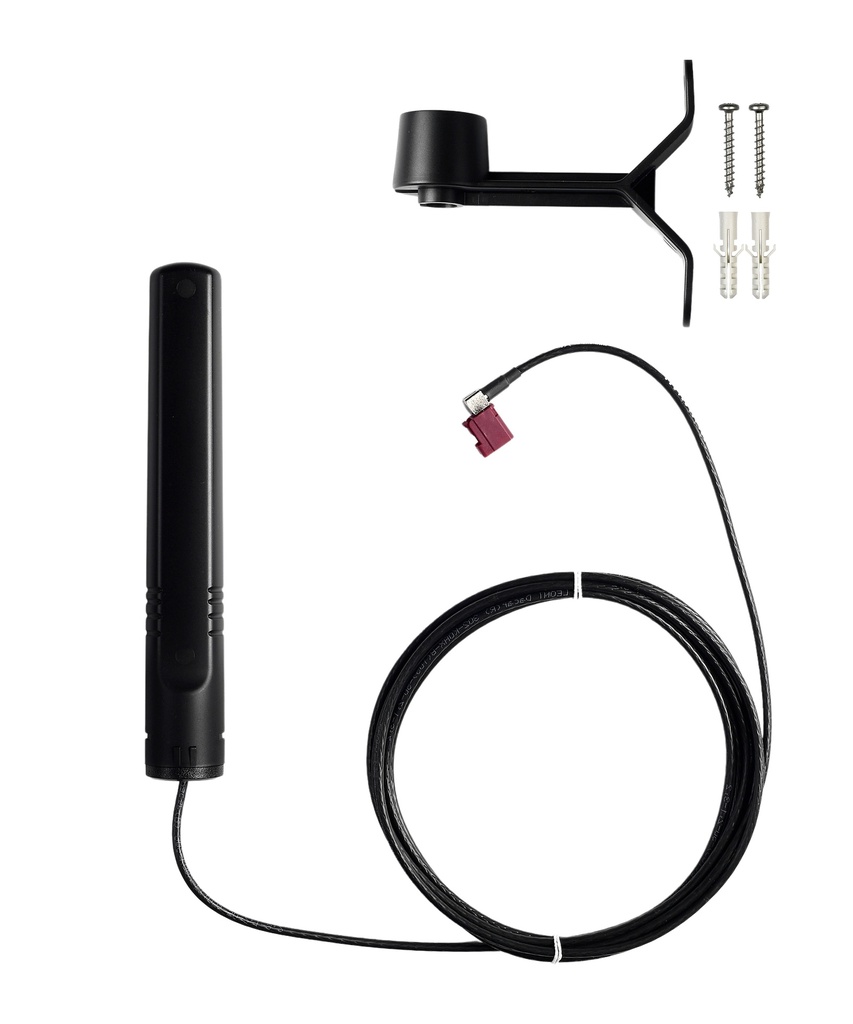 ATTB 4942.03 Stationsantenne, 5G/4G/3G/2G/868 MHz/WLAN/Bluetooth, 3m DACAR 302, FAKRA(f)-D