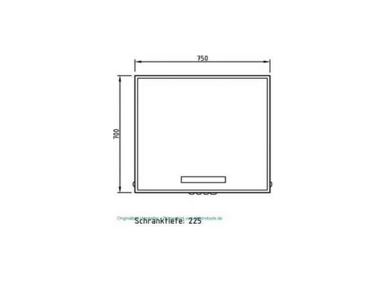 Deppe Zählertafel E 700/750 D1-Z5