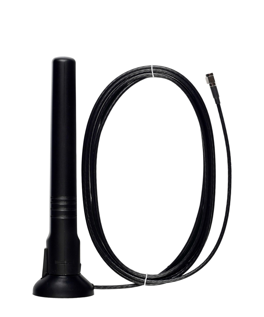 ATTB 3407.01 Magnethaftantenne, 2G/3G/4G/Bluetooth/868 MHz/WLAN, 2,6 m DACAR 302, SMA (m)