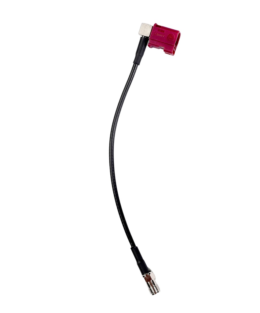 ATTB 2470.01 Adapterkabel, 0,15 m RG 174, SMA (f) - FAKRA (f)-D, Winkel 360°