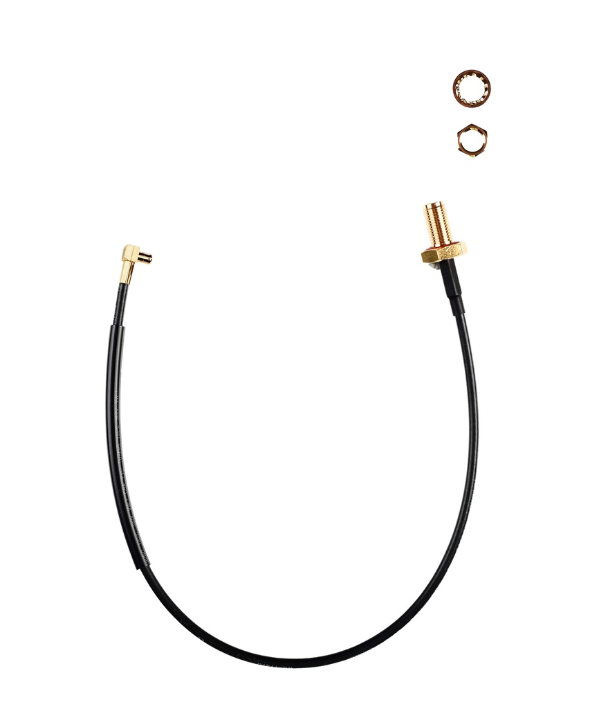 ATTB 2471.02 Adapterkabel, 0,29 m RG 174, SMA (f) - MCX (m)