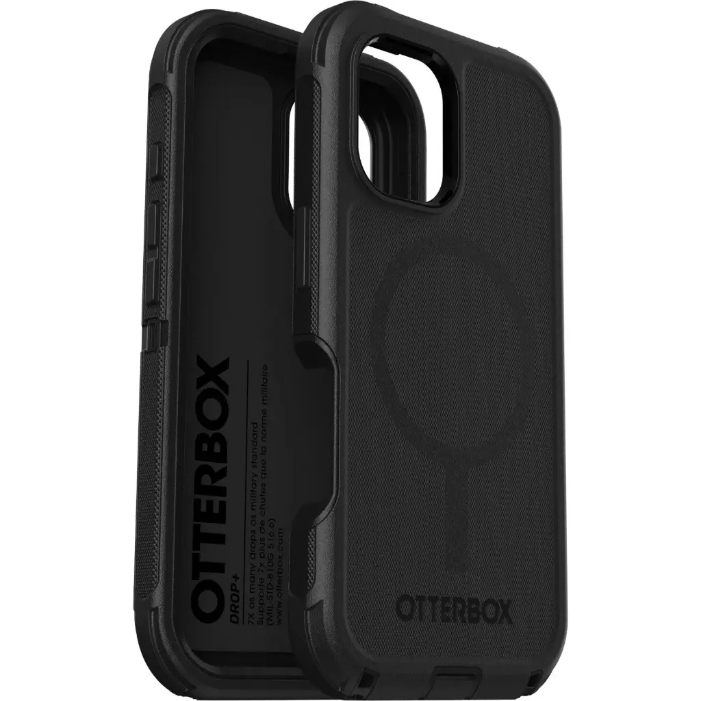 OtterBox Defender MagSafe Hülle für iPhone 16 black 