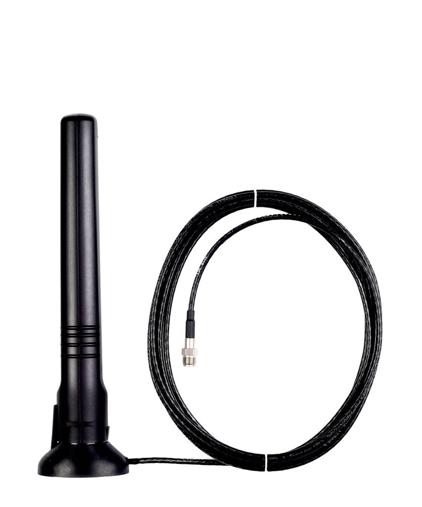 ATTB 3407.02 Magnethaftantenne, 2G/3G/4G/Bluetooth/868 MHz/WLAN, 2,5 m DACAR 302, FME (f)