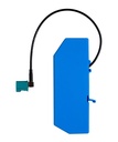 ATTB 4115.03 Hutschienen-Antenne, 4G/3G/2G/WLAN, 0,23 RG 174 FAKRA (f)-Z Winkel drehbar