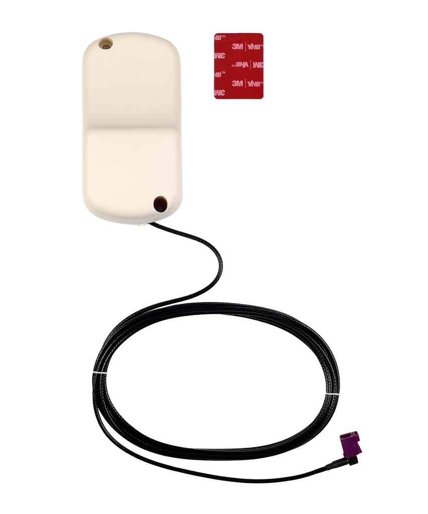 ATTB 4117.01 Flachantenne, 4G/3G/2G/WLAN, 2,6 m DACAR 031, FAKRA (f)-D 360°
