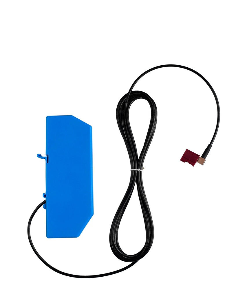 ATTB 4119.02 Hutschienen-Antenne, 450 MHz, 2 m RG174, FAKRA (f)-D Winkel