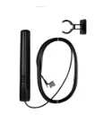 ATTB 4938.08 Stationsantenne LTE, GSM, UMTS incl. Clip, 3 m DACAR 302, FAKRA (f)-D Winkel