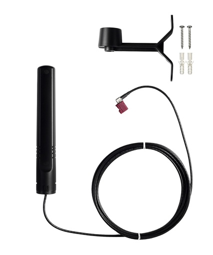 [1000308] ATTB 4942.03 Stationsantenne, 5G/4G/3G/2G/868 MHz/WLAN/Bluetooth, 3m DACAR 302, FAKRA(f)-D