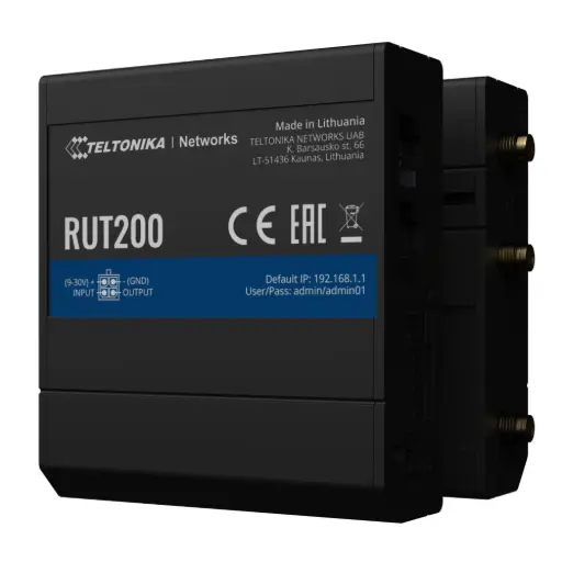 [1000922] Teltonika RUT200 LTE Cat 4 Router